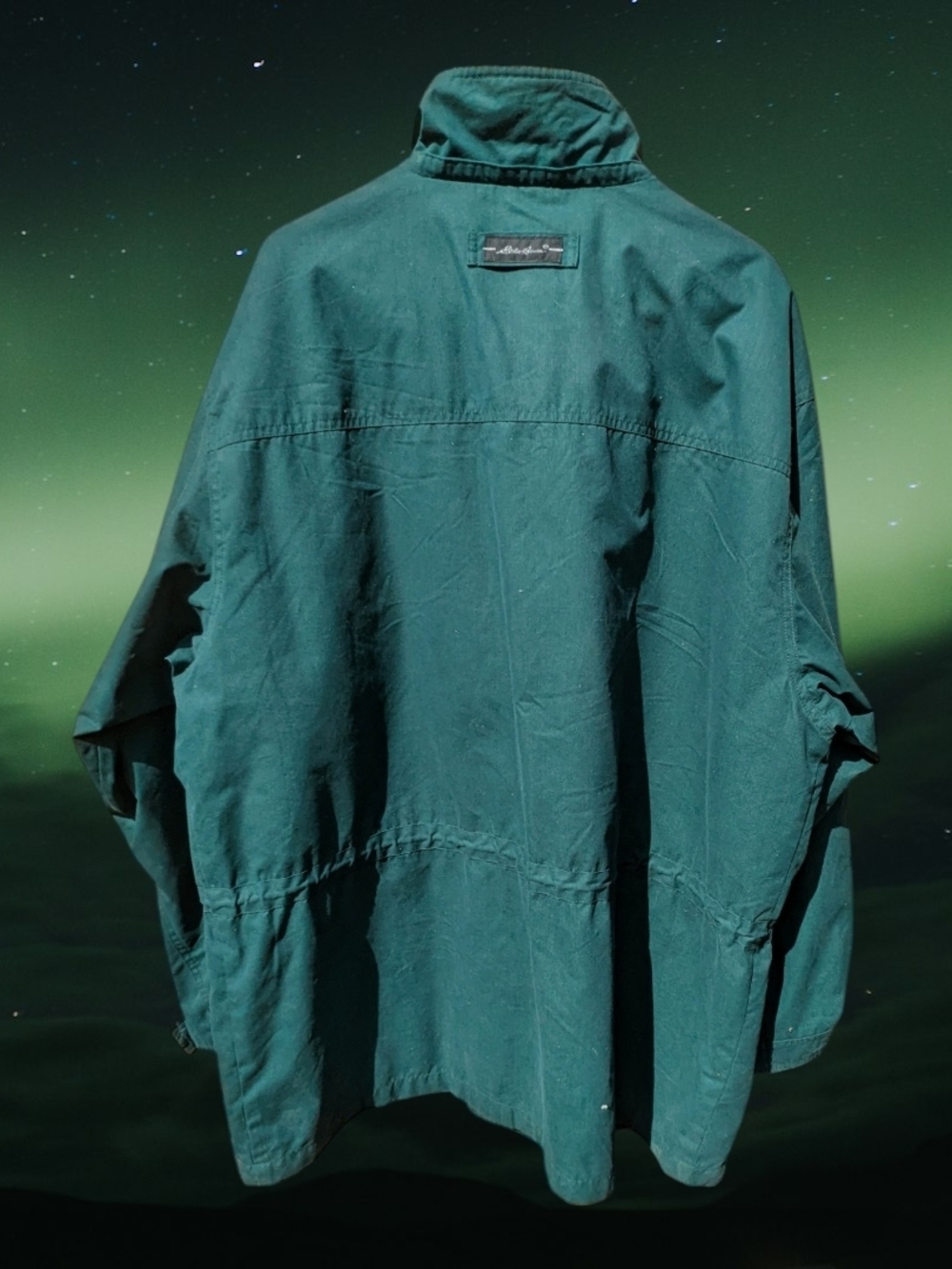 Men's Dark Green Utility Jacket - Casual Outdoor Coat - Picture 2 of 3